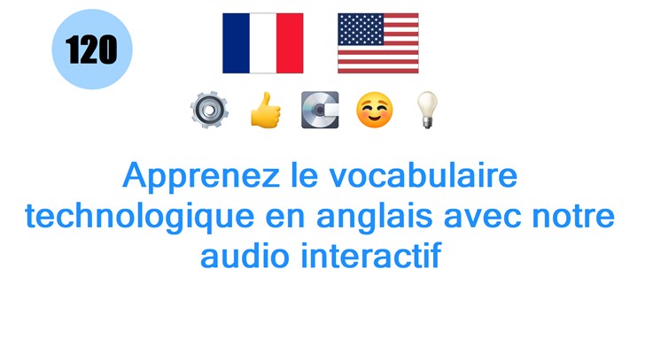 Apprenez le vocabulaire technologique en anglais avec notre audio interactif